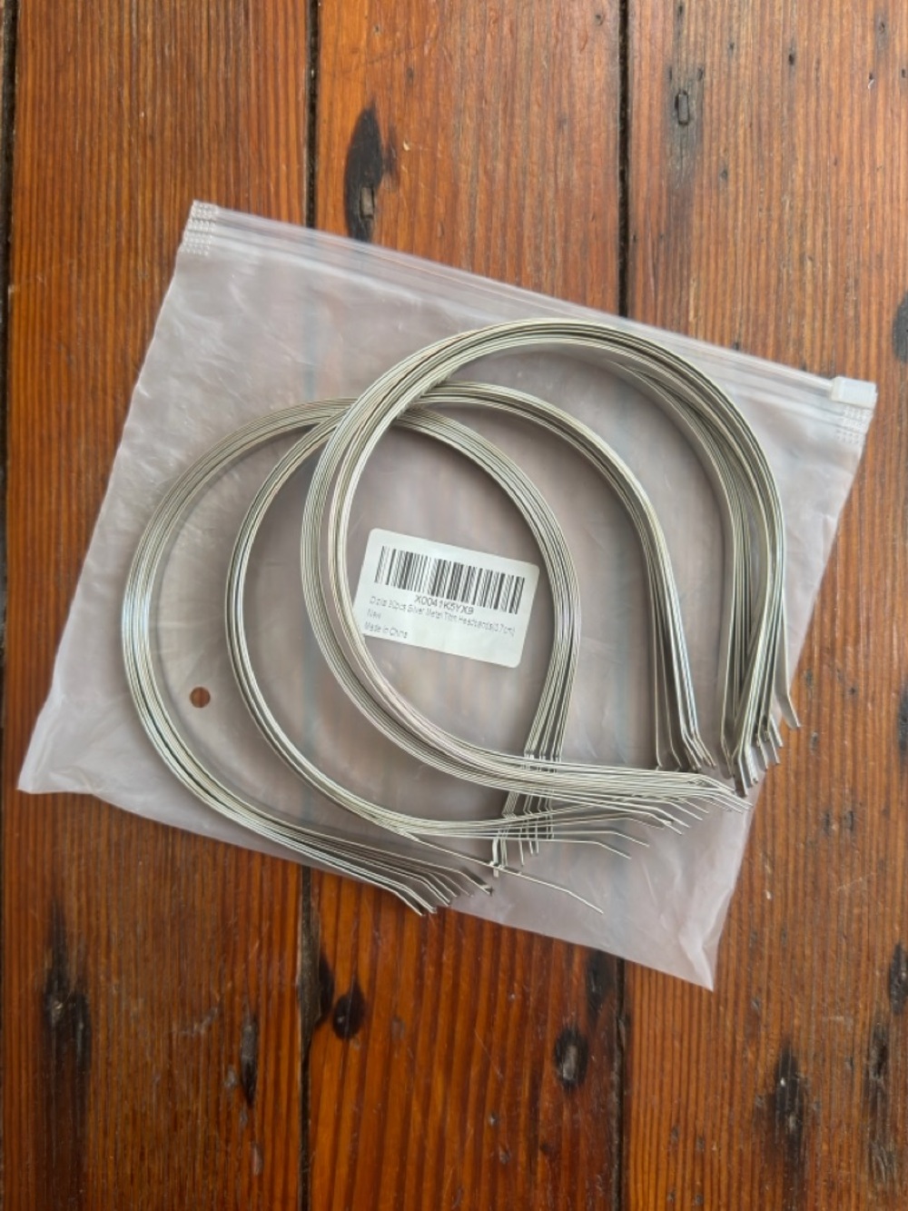 NEW 30 Pack 0.7cm/0.28" Smooth Blank Metal Headbands for DIY
